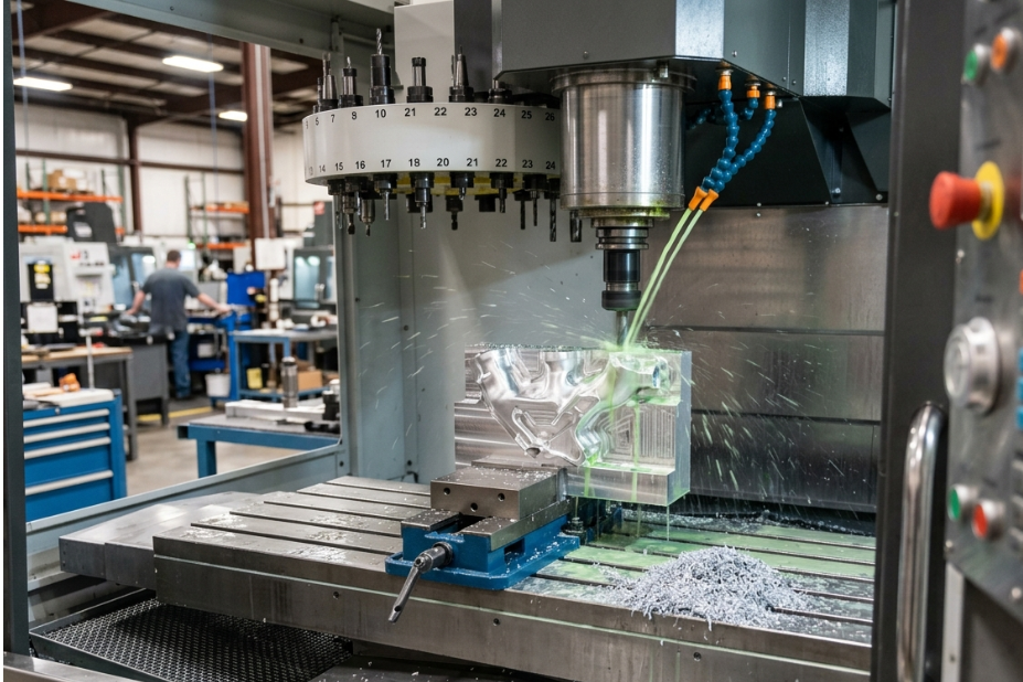 CNC Machining Helps Reduce Material Waste